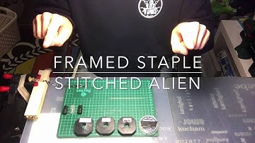 Framed Staple Stitched Alien wire build