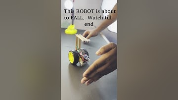 Tiny, Cute Obstacle Avoiding Robot @JayRoboticsClub #robotics #robot #robots #shorts  #diyrobotics