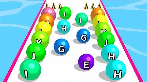 A-Z Run 🔵🟡❤️ MAX LEVELS All Levels Gameplay Walkthrough Android, iOS BIG UPDATE!!!