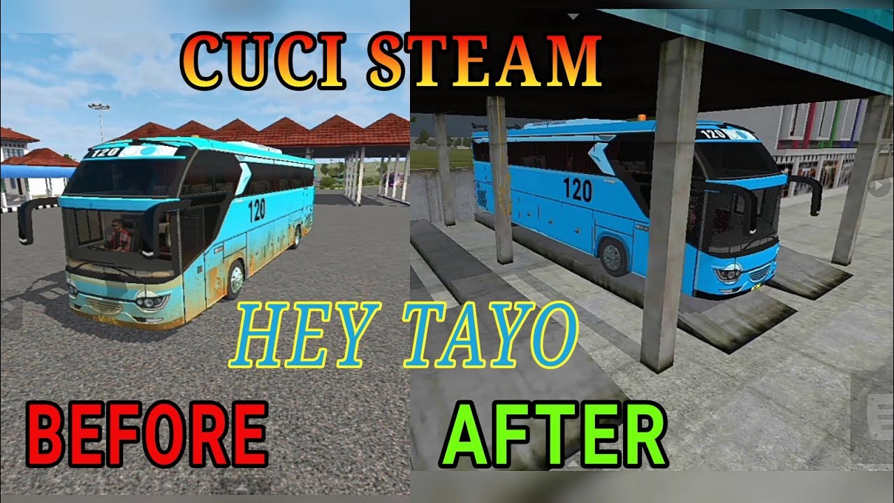 Cuci bus TAYO Bus Simulator Indonesia YouTube