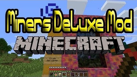 Miners Deluxe Mod Review (1.6.4)  - ORES! GLASS! DIMENSIONS! EXPLOSIONS!