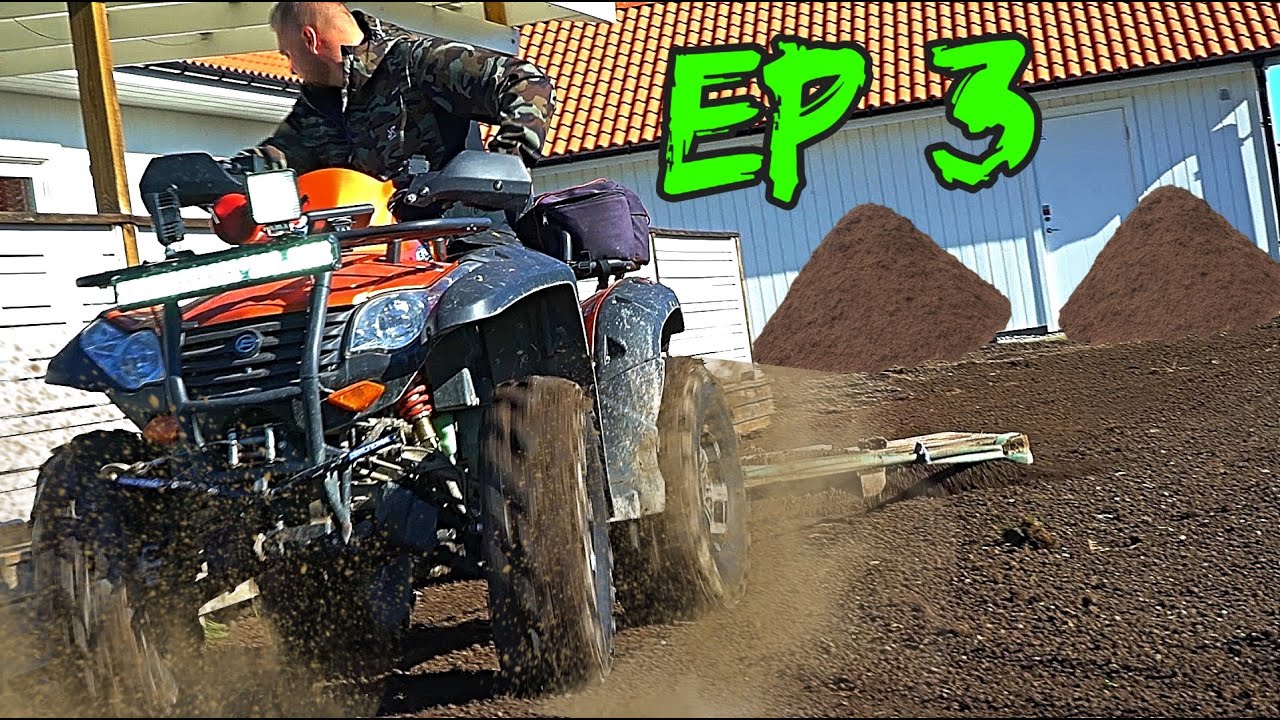 Höstvloggen EP 3: Slätar ut 40 ton jord med min fyrhjuling - [VLOGG #322]