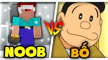 THỬ THÁCH Troll NOOB Bằng BỐ NOOB Trong Minecraft!!