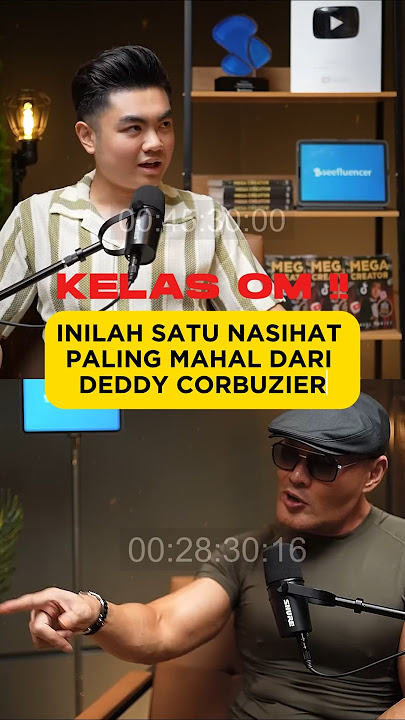 THE MOST EXPENSIVE ADVICE FROM DEDDY CORBUZIER