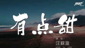 汪蘇瀧 - 有點甜『一起過下個週末 你的小小情緒對我來說』【動態歌詞Lyrics】