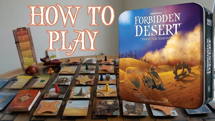 Gamewright Forbidden Desert – The Cooperative Strategy Survival Desert  Board Game Multi-colored, 5
