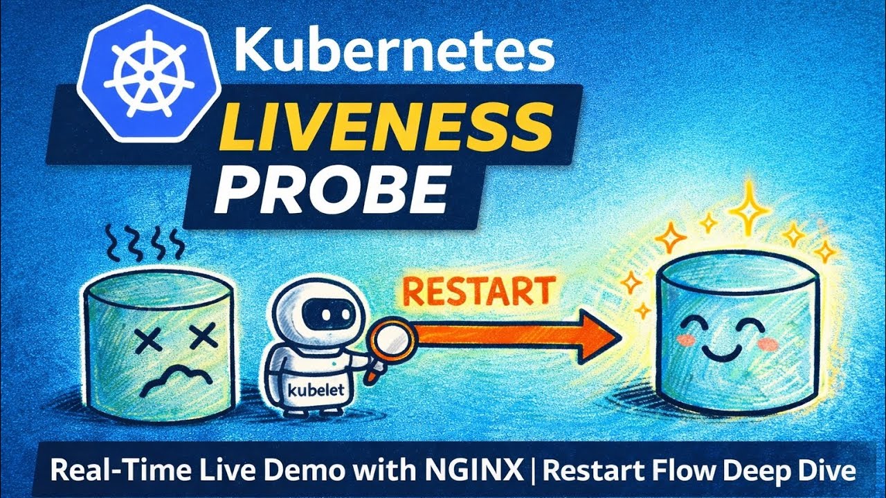 Kubernetes Liveness Probe Explained | Real-Time Live Demo with NGINX ...