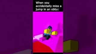 obby  #roblox #shorts #animation #funny #viral