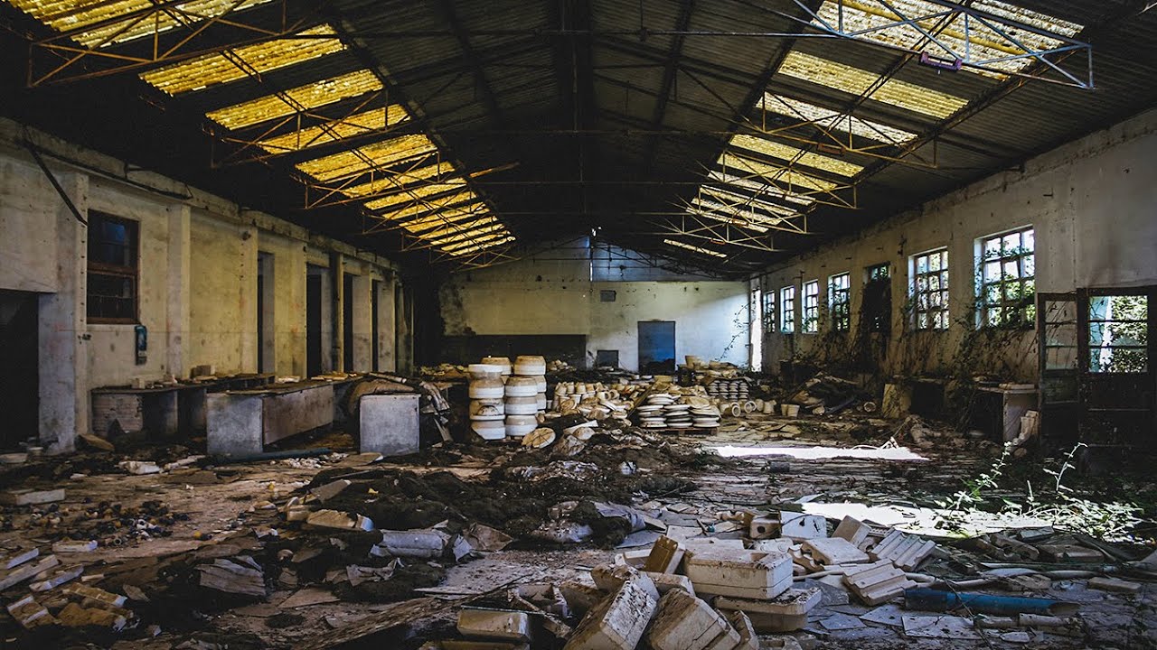 Abandoned Pottery Factory with Everything Left Behind YouTube