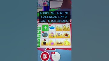 ADOPT ME ADVENT CALENDAR DAY 8 GOT 6 ICE SHOES #adoptme #adoptmechristmas #preppyslay #roblox