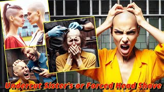 Haircut Stories - Undercut Sister's or Forced Head Shave and Jail : headshave buzz cut bald