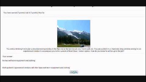 Decision Making Exercise using Moodle