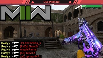 Modern warfare 2 TRIPLE MGB Tactical Nuke Gampelplay (3 nukes in 1 game!!)