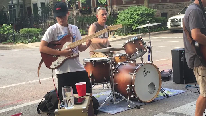 The boys perform at the Dayton Block party