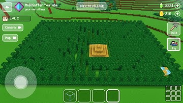 Block Craft 3D: Crafting Game #3150 | Big Maze with Hut inside
