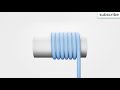 wire winding animation in blender