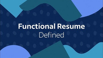 Functional Resume Defined I Indeed Career Quick Tips