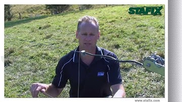 How to set up parallel fence wires | Stafix
