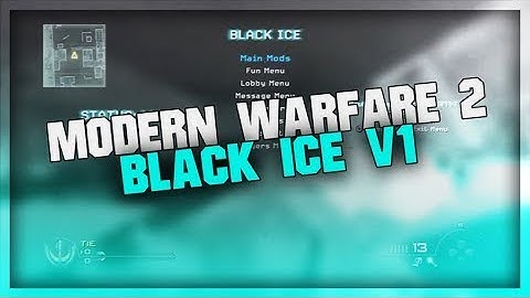 BlackIce V1 mw2 |OFW Menu|