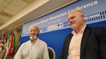 Marius Reikerås and Oddvar Espegard on human rights OSCE conferance in Warsaw