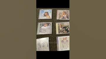 My current CD collection! 🧡#taylorswift #swifttok #cdcollector #swifties