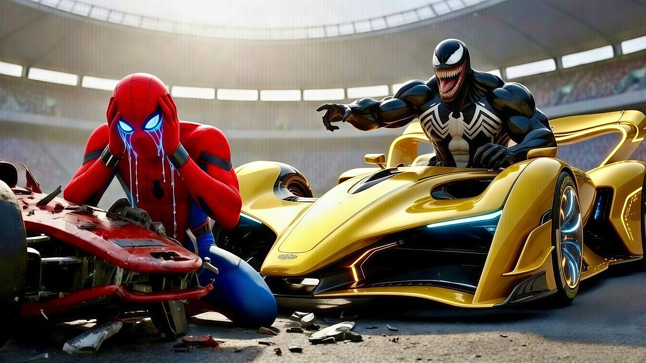 Spiderman Racing 🏎🕷 SPIDERMAN Wins The Legendary Formula 1 Racing Championship – Epic ...