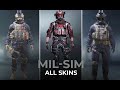 Call Of Duty Mobile All Mil Sim skins