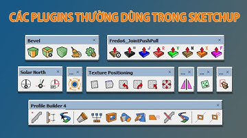 CÁC PLUGINS THÔNG DỤNG VÀ THƯỜNG DÙNG TRONG SKETCHUP