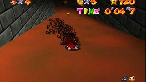 Painful L Button in Super Mario 64 (Gameshark Code)