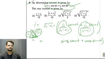HC Verma chapter 39 alternating current objective 1 question 9 solution