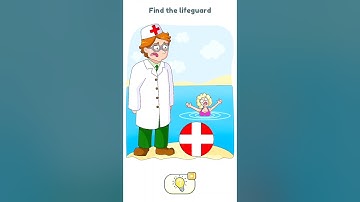 Dop 2 (Delete One Part) Level-664 Find the lifeguard #shorts #shortsfeed #viralvideo
