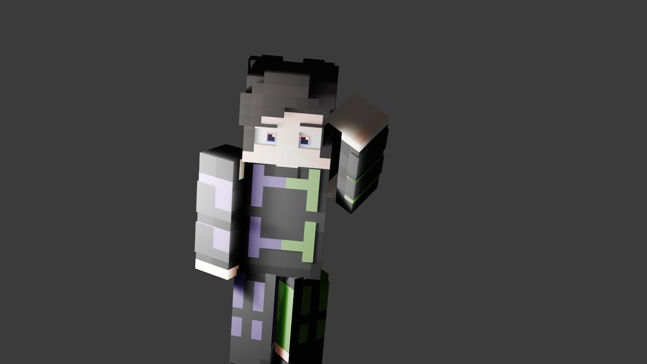 Быстрый гайд по скачиванию и использованию Thomas Rig для Minecraft (Blender)