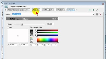 Adding and working with video effects in Sony Vegas