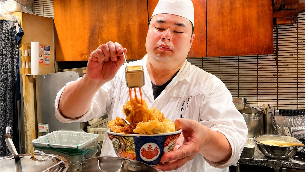 Crazy Popular】This Tempura Bowl Sells 200 a Day! Inside Tokyo's