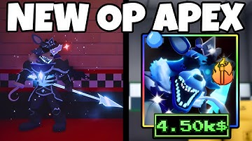 NEW FROZEN KING FOXY APEX UNIT IS CRAZY OP in Roblox Five Nights TD (FNTD)