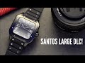 Warum diese CARTIER besonders ist! | Cartier Santos Large DLC Schwarz Review | thewristguy.