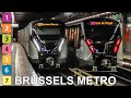  brussels metro  premetro  all the lines  toutes les lignes  mtro de bruxelles 2022 4k