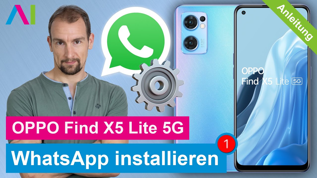 OPPO Find X5 Lite 5G - WhatsApp installieren (Fehler Profilbild) • 📱 • 💬 • 🗣 • Anleitung | Tutorial