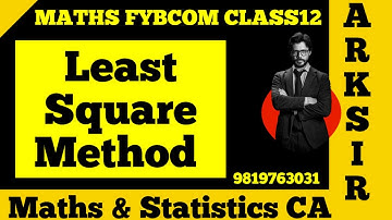 TIME SERIES| Least Sqaure Method| Maths & Statistics sem 2 |Exam 2025 FYBCOM SEM 2| Paper Solution