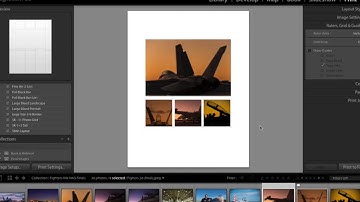Designing a 1+3 Layout Custom Lightroom Print Template