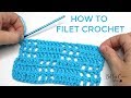 CROCHET: HOW TO FILET CROCHET | Bella Coco Crochet AD