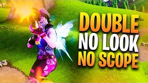 *DOUBLE* NO LOOK NO-SCOPE!! NEVER DONE BEFORE?! W/ DRLUPO, CLOAK & FEAR - Fortnite Battle Royale