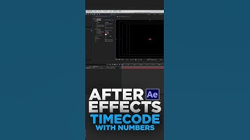 After Effects: Making a timer countdown with the numbers tool