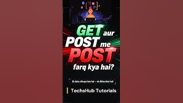 GET vs POST Method in PHP #php #getvspost #phpbeginner #codingtips #programmingshorts