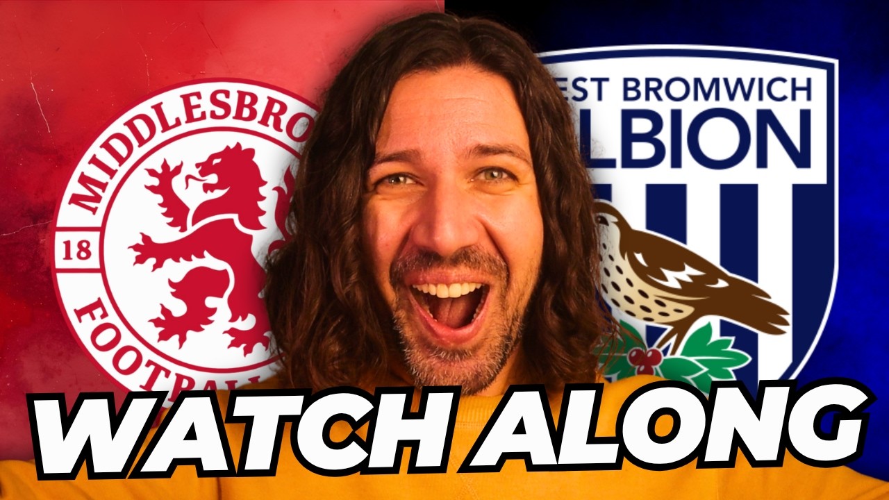 LANKSHEAR STRIKES AGAIN! Middlesbrough 3-1 West Brom - LIVE Watchalong