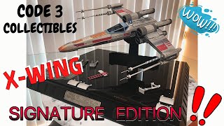 Code 3 Collectibles Limited edition replica of Luke Skywalker’s XWing from Star Wars; A new hope.