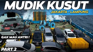DESAK-DESAKAN MASUK KE PELABUHAN MERAK ‼️ Road Trip Jakarta - Lampung with Honda Civic FD [PART 2]