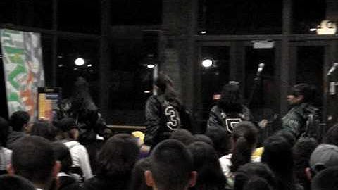 Ladies of Sigma Pi Alpha strolling