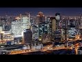 梅田スカイビル 空中庭園展望台からの大阪夜景 Night View from Umeda Sky Building Observatory Osaka Japan