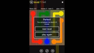 flow free apple iphone app review screenshot 2